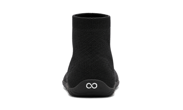 COOPS High Top in Black, back view