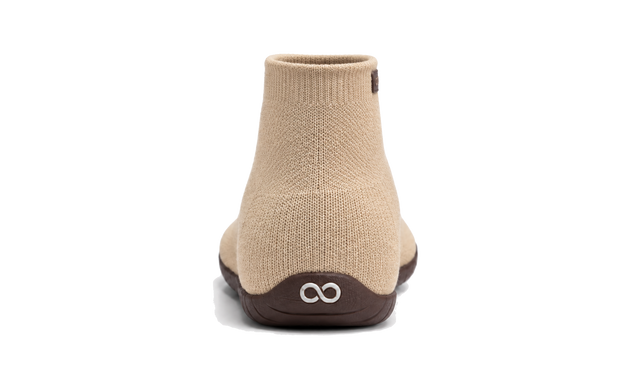 COOPS High Top in Sand, back view