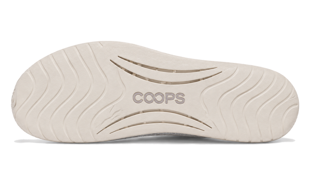 COOPS Low Top in Ash Gray, outsole