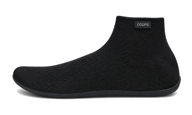 COOPS High Top in Black, side view