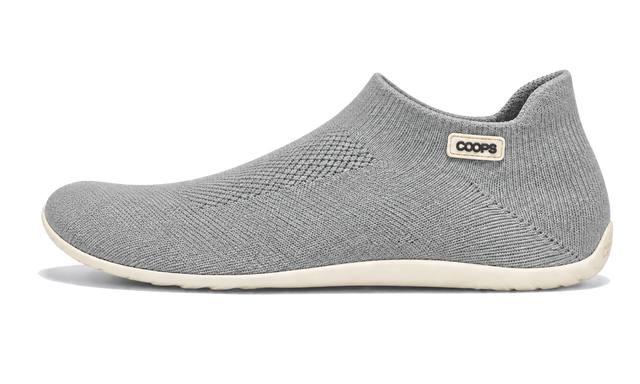 COOPS Low Top in Ash Gray, side view