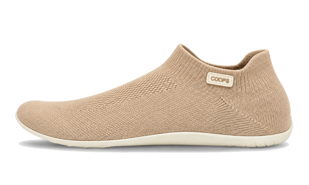Sand COOPS low top sock shoe, side profile